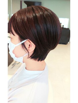 アメイジングヘアー 美沢店(AMAZING HAIR) ひし形丸みショート/大人ショートボブ/ナチュラル/20代30代40代
