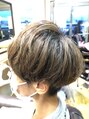 美容室ベランダ(VERANDA)&nbsp;マッシュショート/白髪ぼかし