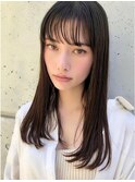 髪質改善で作る美髪ストレート 新宿/縮毛矯正 前髪カットAujua