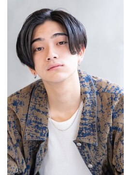 エイミー(Aimee) Aimee 町田   センターパート×ダークアッシュグレー