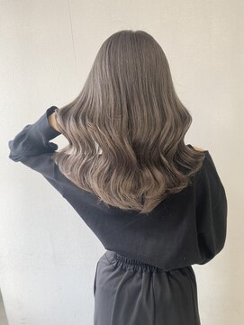 アオアクア バイ グルグル 小岩店(ao akua by GULGUL) 韓国巻き×レイヤー×グレージュミルクティー