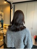 髪質改善グレージュカラーカーキベージュレイヤーロング錦糸町