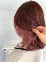 レオニード 表参道(LEONID)&nbsp;岡田≫ピンクインナーカラー