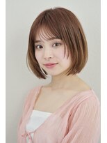 ミンクス 青山店(MINX) ボブ×ピンクベージュ