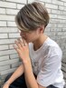 【メンズ指名限定】メンズカット+ハイライト ¥14300