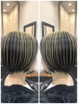 ニーラ バイ ニライカナイ 八幡宿店(Neela By Nirai Kanai) アンブレラカラー/イメチェン/前髪/ショートボブ/抜きっぱなし