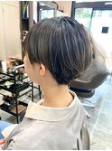 ツーブロックショート