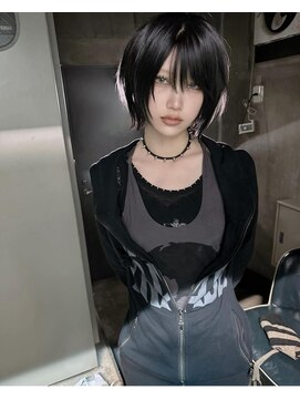 アリートウキョウ(ALLY TOKYO) シャギーウルフカットショートウルフ中性ウルフレイヤーカット