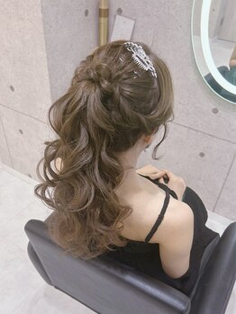 ヘア サロン クラン 東心斎橋店(hair salon clan)の写真/【心斎橋駅徒歩2分★ヘアセット¥1500～】ハイクオリティ×プチプラで崩れにくく映えるstyleに♪早朝OK◎