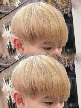 髪屋 紬 メンズ/メンズパーマ/メンズカット/ミルクティーベージュ