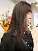 ハイライトバレイヤージュダブルカラーケアブリーチ20代30代