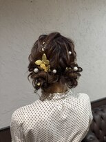 ツイン団子アップ