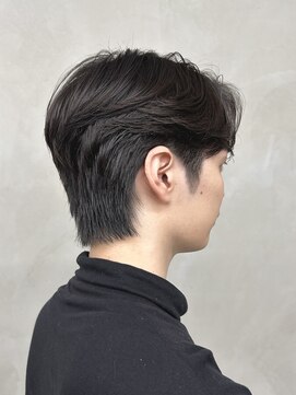 ニコ トウキョウ ヨコハマ(nico) センターパートニュアンスパーマメンズカット