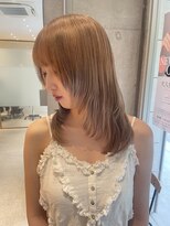 ジーナ 流山おおたかの森(Zina)&nbsp;ミルクティー×レイヤーミディ［Zina流山おおたかの森］