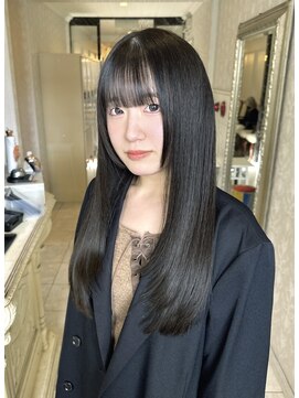 ヘアスタジオ アルス 御池店(hair Studio A.R.S) ロングヘアローレイヤー暗髪グレージュカラー10代20代30代