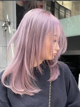 ラキング ギンザ トウキョウ(LAKING GINZA) くびれヘア/アプリコットオレンジ/夏/ハイライトカラー[銀座駅]