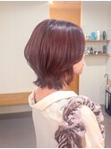 ミディアムヘア/暗めカラー/グランマッシュ/北九州/小倉