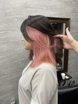 ソー(so.) インナーカラー/ピンク/ケアブリーチ/ブリーチ/ダブルカラー