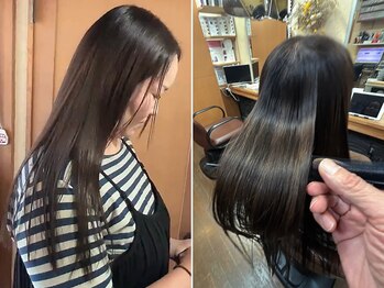 シンラヘアー(SINRAhair)の写真/話題の長門政和さんプロデュース[METEOストレート][メテオカラー][メテオアルカリ酸熱トリートメント]導入!