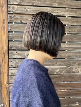 アミリアバイザザ(amiliea by ZA/ZA) 透明感グレージュ×ミニマムボブ