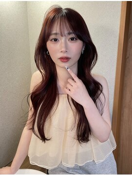 ボタン ハカタ(VOTAN hakata) 福岡美容室/チェリーレッド/ブリーチなしダブルカラー/博多