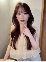 ボタン ハカタ(VOTAN hakata) 福岡美容室/チェリーレッド/ブリーチなしダブルカラー/博多