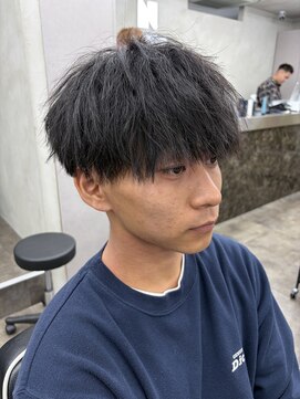 ニコ トウキョウ ロジック(nico TOKYO Logic) メンズマッシュツーブロックシースルーマッシュマッシュウルフ