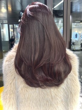 シティ(CITY) レイヤーカット 顔まわりカット 韓国ヘア 韓国風レイヤー