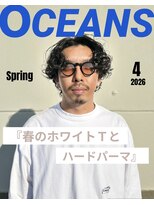 メンズサロン ハリウッド(HOLLYWOOD)&nbsp;センターパートパーマ