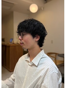 ブラウン バイ イフ 福島(BROWN by if) 野暮ったいスパイラルパーマ