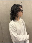ウェーブパーマウルフ