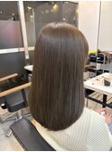 ショコラグレージュショコララベンダー透明感艶髪髪質改善