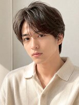 ノア(NOA)&nbsp;【NOA】ナチュラル束感センターパートショートメンズカット