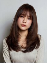 ラ ブーケ 大垣店(La Bouquet)&nbsp;ダークパープル/ナチュラルショート/ミルクブラウン/夏/大垣