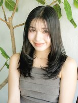 オーロ 塚口店(ORO)&nbsp;顔まわりレイヤー×艶感くびれミディ