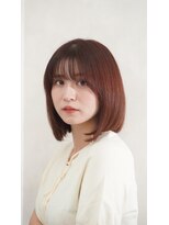 シアバイルーシー(SIA by LUCEY)&nbsp;暖色カラーブリーチなしピンクカラー赤髪ボルドーカラーレッド