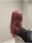 ピンク　パーソナルカラー診断髪質改善艶カラー10代20代30代