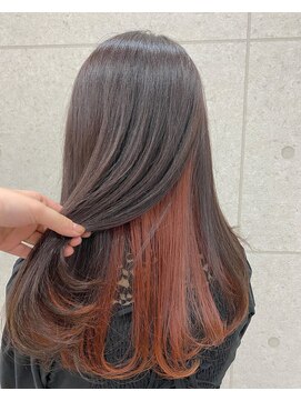 マアムジーコネクション(ma'am zee Connection.) 【ma'amZee conn五十嵐】モカブラウン×インナーピンクカラー