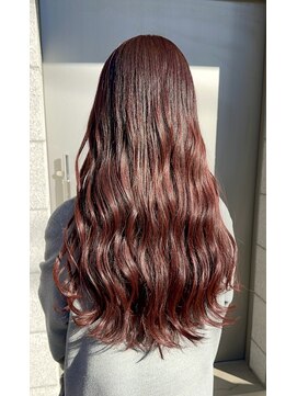 カミビト マヴィー(kamibito mavie) 大人可愛い髪質改善カラーラベンダーベージュ毛先パーマ透明感