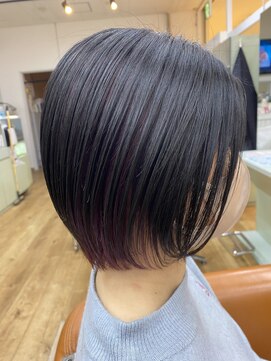 美容室 綺麗 インナーパープル