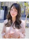 【Lond ambre】韓国/前髪/レイヤー/大人ガーリー/グレージュ
