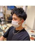 束感ショート/ツーブロックマッシュ/ハイライト/波巻き/溝の口