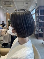 アドラーブル 駅南店(adorable)&nbsp;20代30代ミニボブココアブラウン小顔美肌ストレート丸み