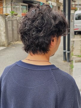 スウェル 船橋店(Swell) ハイライト/マッシュパーマ/ウルフ/アッシュブラック