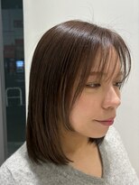 【前髪あり　伸ばしかけミディアム】藤本麻衣