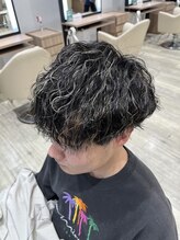 ディーボーイ 健軍店(D-BOY) ハイライト縦波巻きパーマ