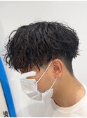 ツイストスパイラルメンズパーマメンズマッシュメンズカット