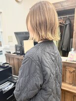 ジャストビューティー リアリー(just beauty Really) インナーピンクベージュ×切りっぱなしボブ【横須賀中央 Really