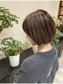 【手島スタイル】ボブ×ヘルシーハイライト