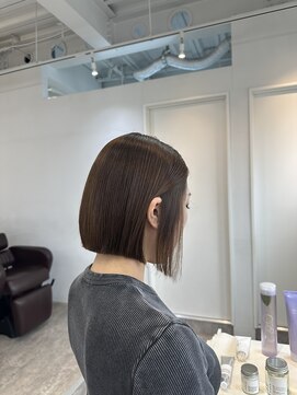 ロカ 表参道(loka) 切りっぱなしボブ［表参道/髪質改善/ハイライト］